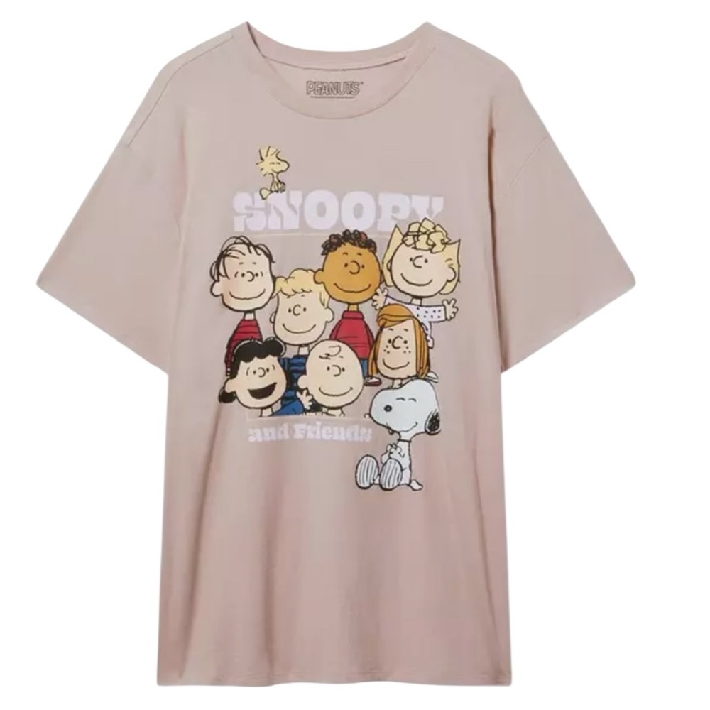 Torrid Snoopy & Friends Relaxed Cotton Crew Tee Size 1